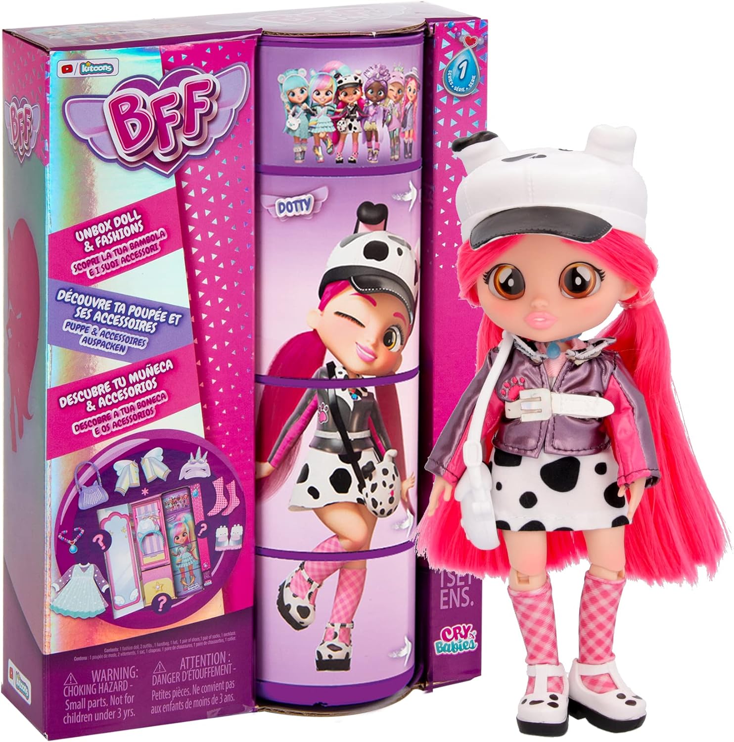 Cry Babies Bff Muñeca Dotty Con Sorpresas 20 Cm Temporada 1