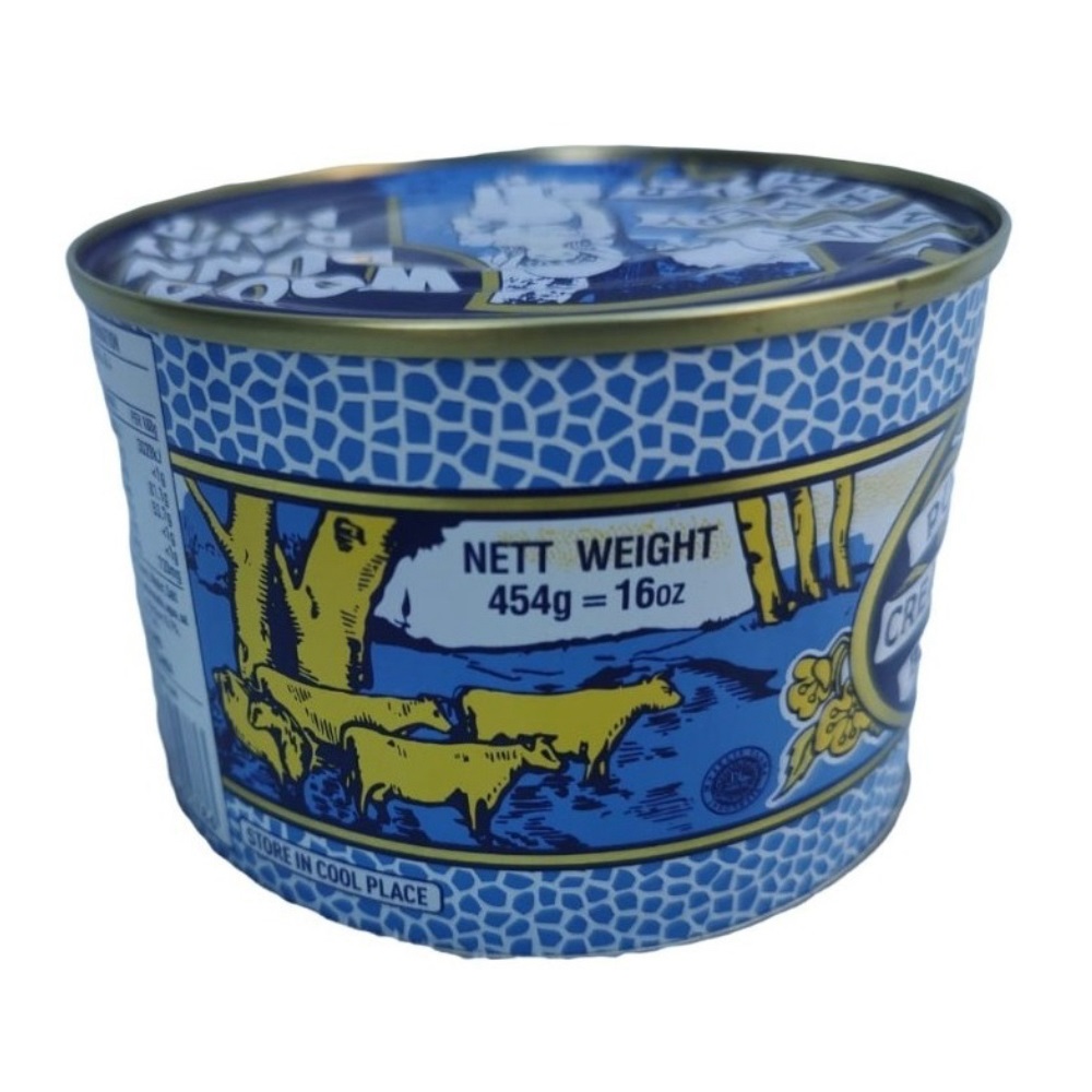 Mantequilla Azul Wood Dunn Dairy Maid cremosa pura en Lata de 454 g