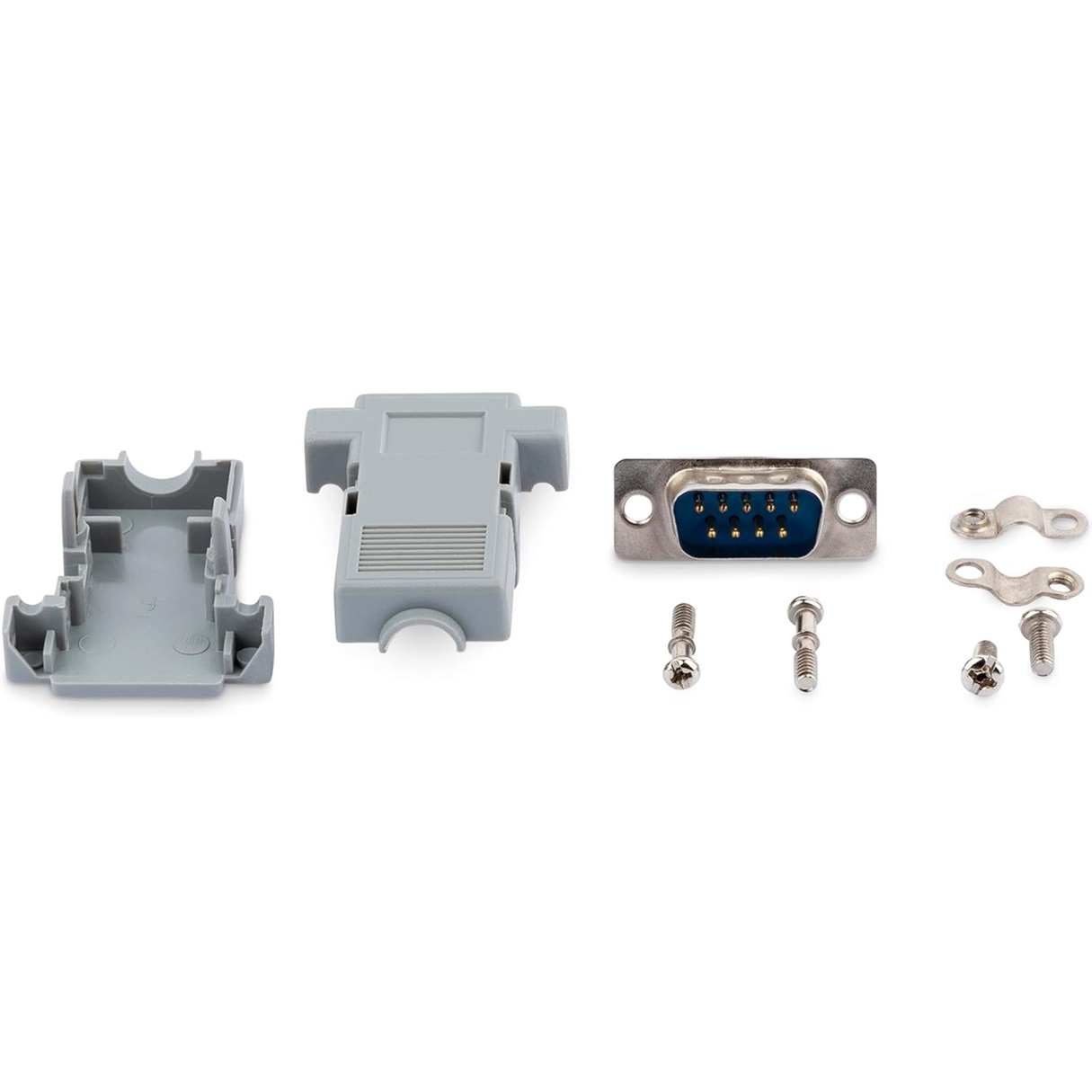 Conector D-Sub DB9 Serial Macho StarTech Ensamblado con Carcasa Plástica