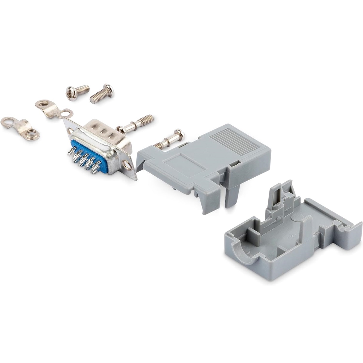 Conector D-Sub DB9 Serial Macho StarTech Ensamblado con Carcasa Plástica