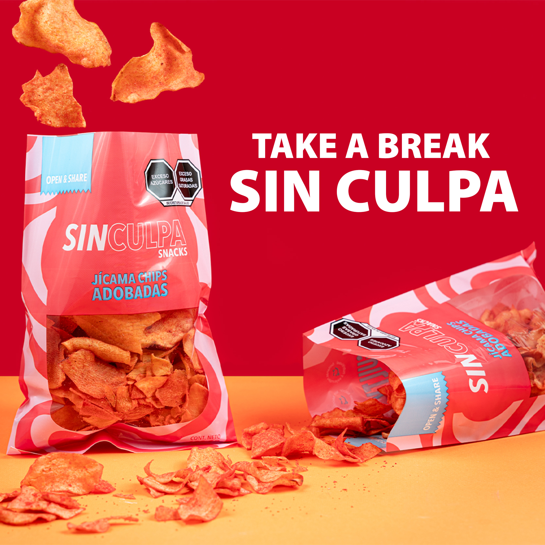 Snack Jicama deshidratado | 5 Bolsas x 120gr | Snacks Saludables | Botanas Saludables | Sabor Adobada