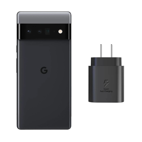 Google Pixel 6 Pro 128 GB Negro Reacondicionado + Cubo cargador .