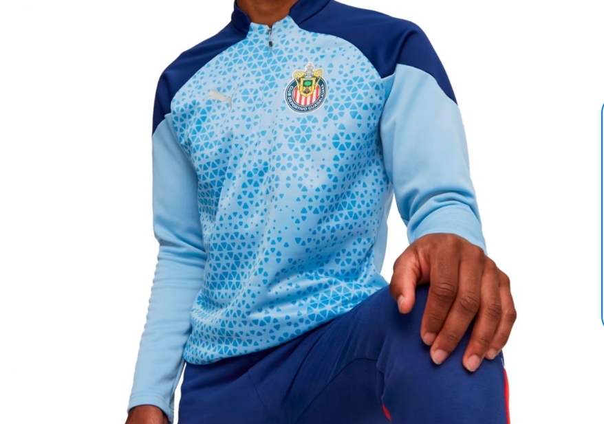 CHAMARRA CHIVAS MEDIO CIERRE PUMA 2023/2024 VISITANTE 
