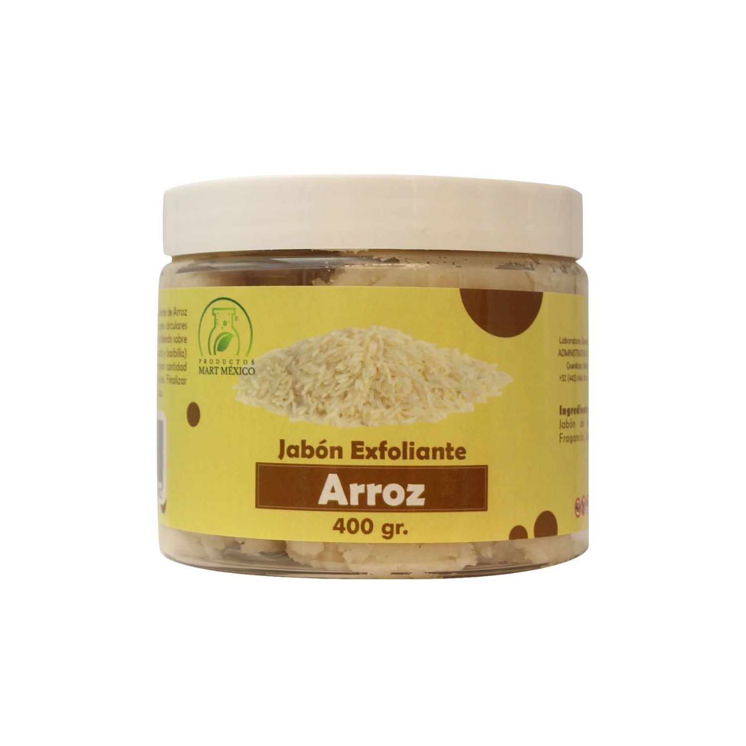 Jabón Aclarante De Arroz 400g