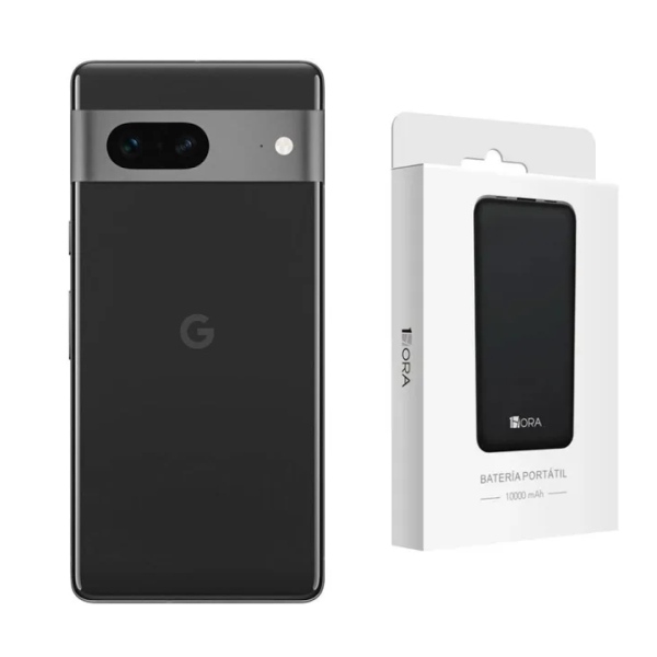 Google Pixel 7 Pro 256GB Negro Reacondicionado + Bateria Hora 10000mAh