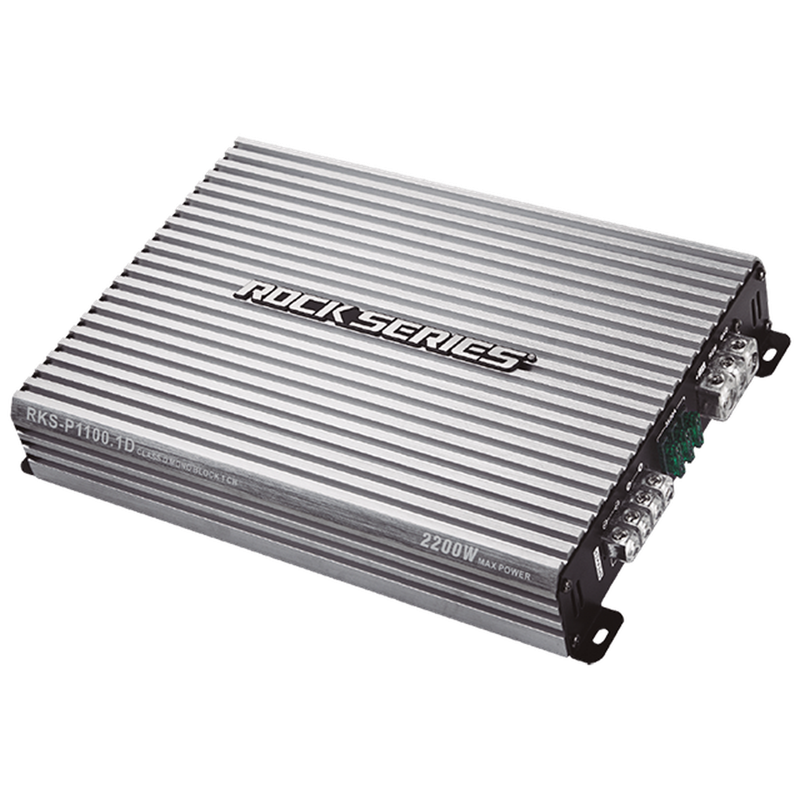 Amplificador Rock Series RKS-P1100.1D,  1CH 1100W a2200W MAX Clase D.