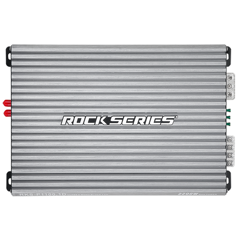 Amplificador Rock Series RKS-P1100.1D,  1CH 1100W a2200W MAX Clase D.