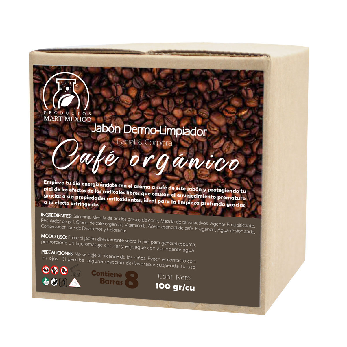 Jabón de Café Orgánico (8 pzas)