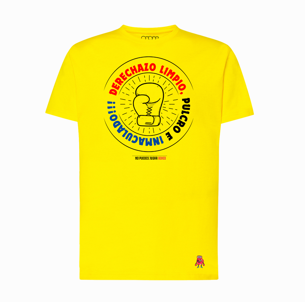 PLAYERA DERECHAZO LIMPIO NO PUEDES JUGAR BOXEO HOMBRE