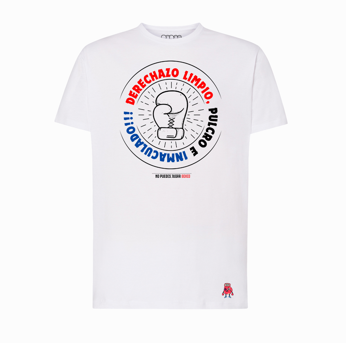 PLAYERA DERECHAZO LIMPIO NO PUEDES JUGAR BOXEO HOMBRE