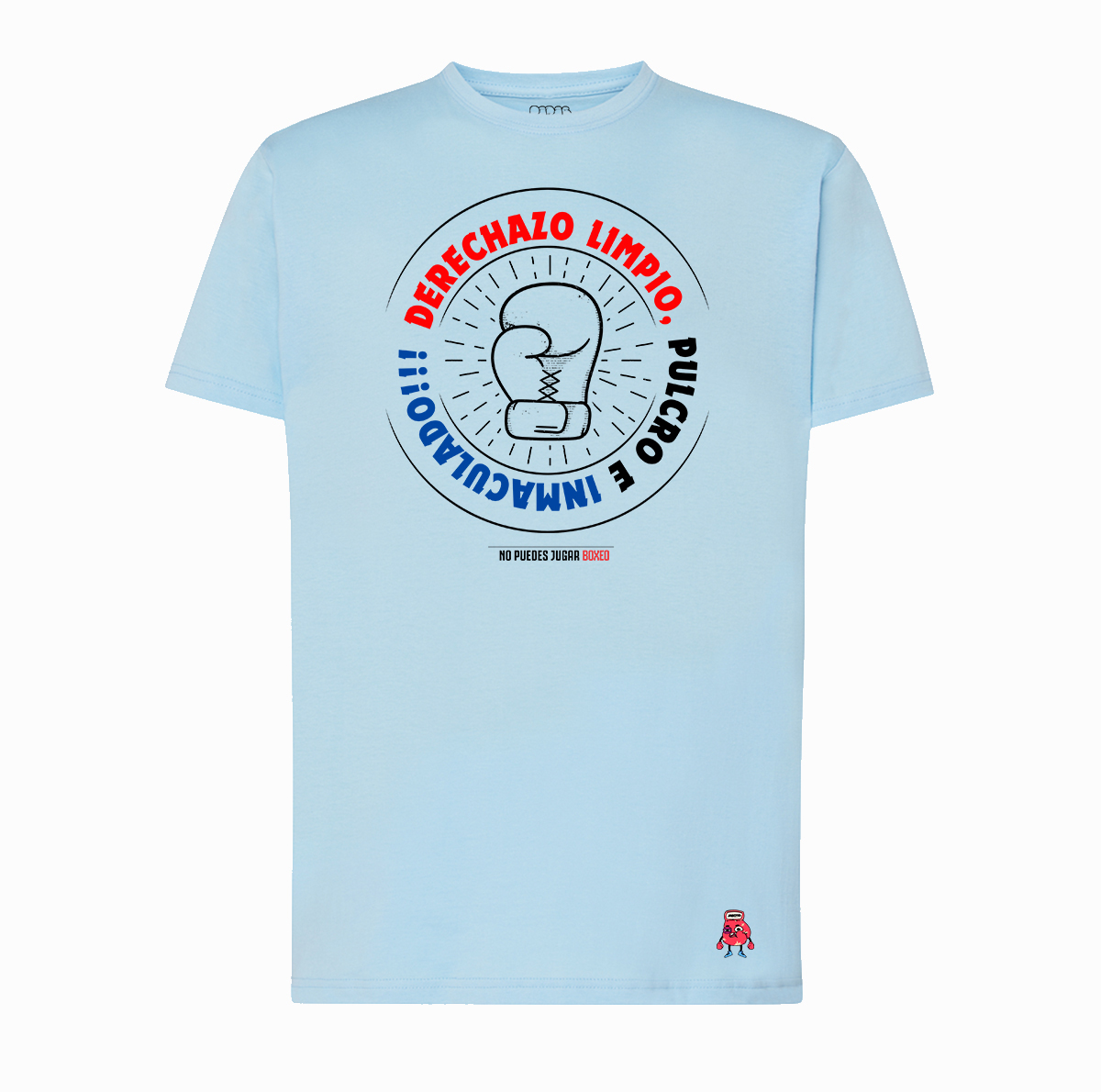 PLAYERA DERECHAZO LIMPIO NO PUEDES JUGAR BOXEO HOMBRE