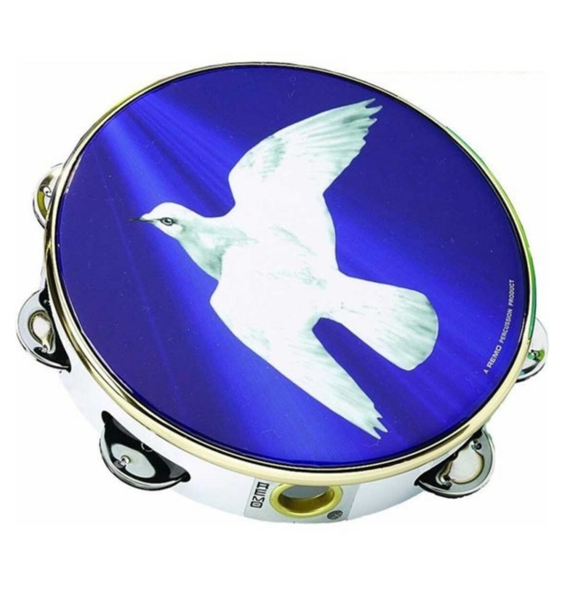 Pandero Remo de 2 Hileras de 10¨ TA-9210-18 Religious Dove