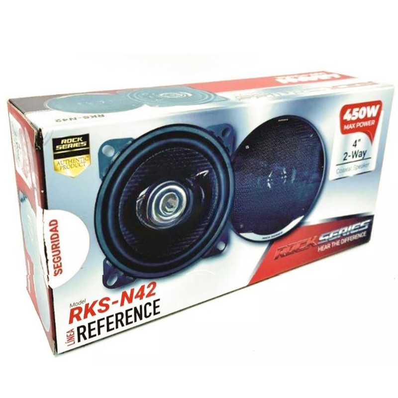 Bocina coaxial 4" Rock Series  RKS-N42 2 Vias 4Ohms 120W.