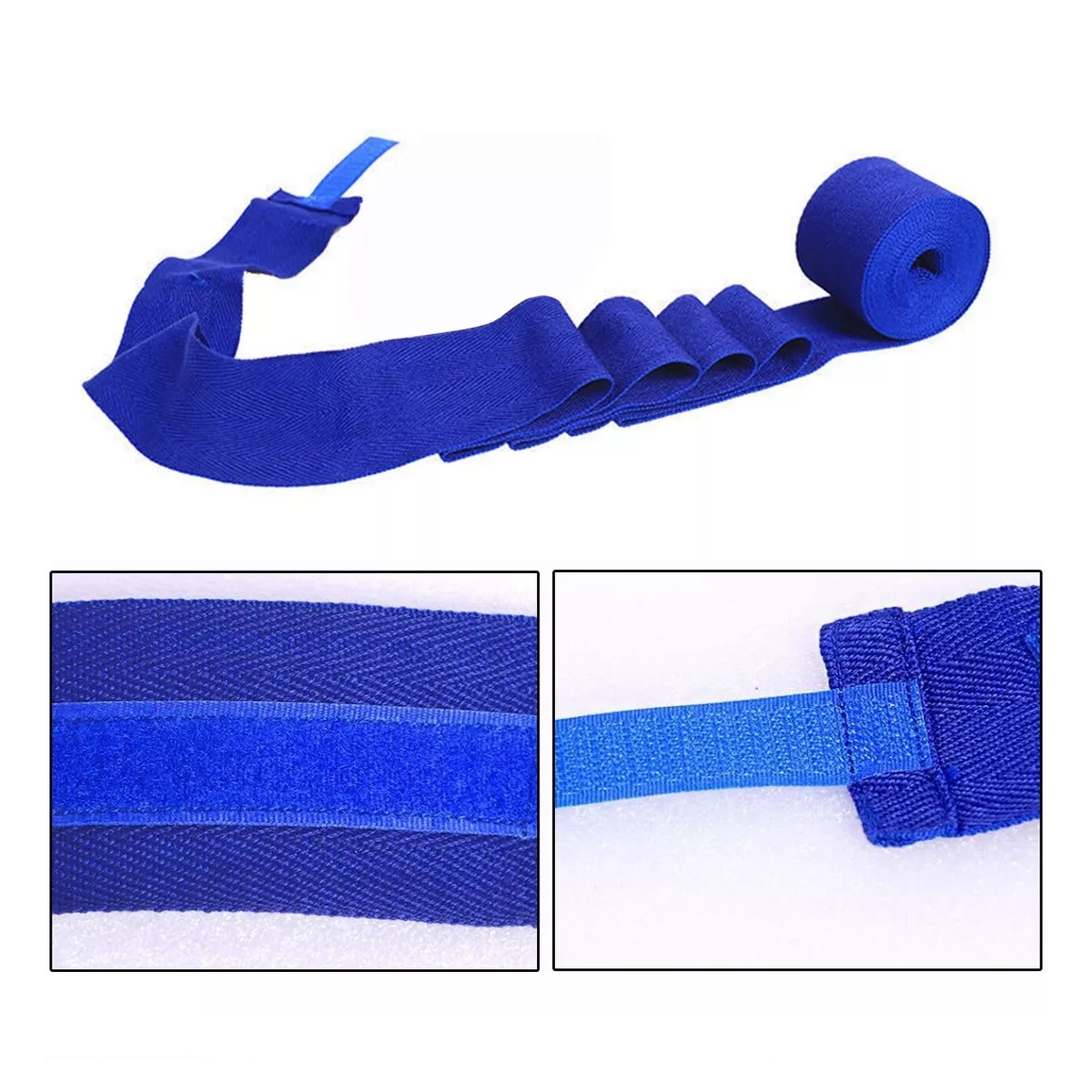 Venda Cinturón De Boxeo Autoadhesivo De 5m Azul