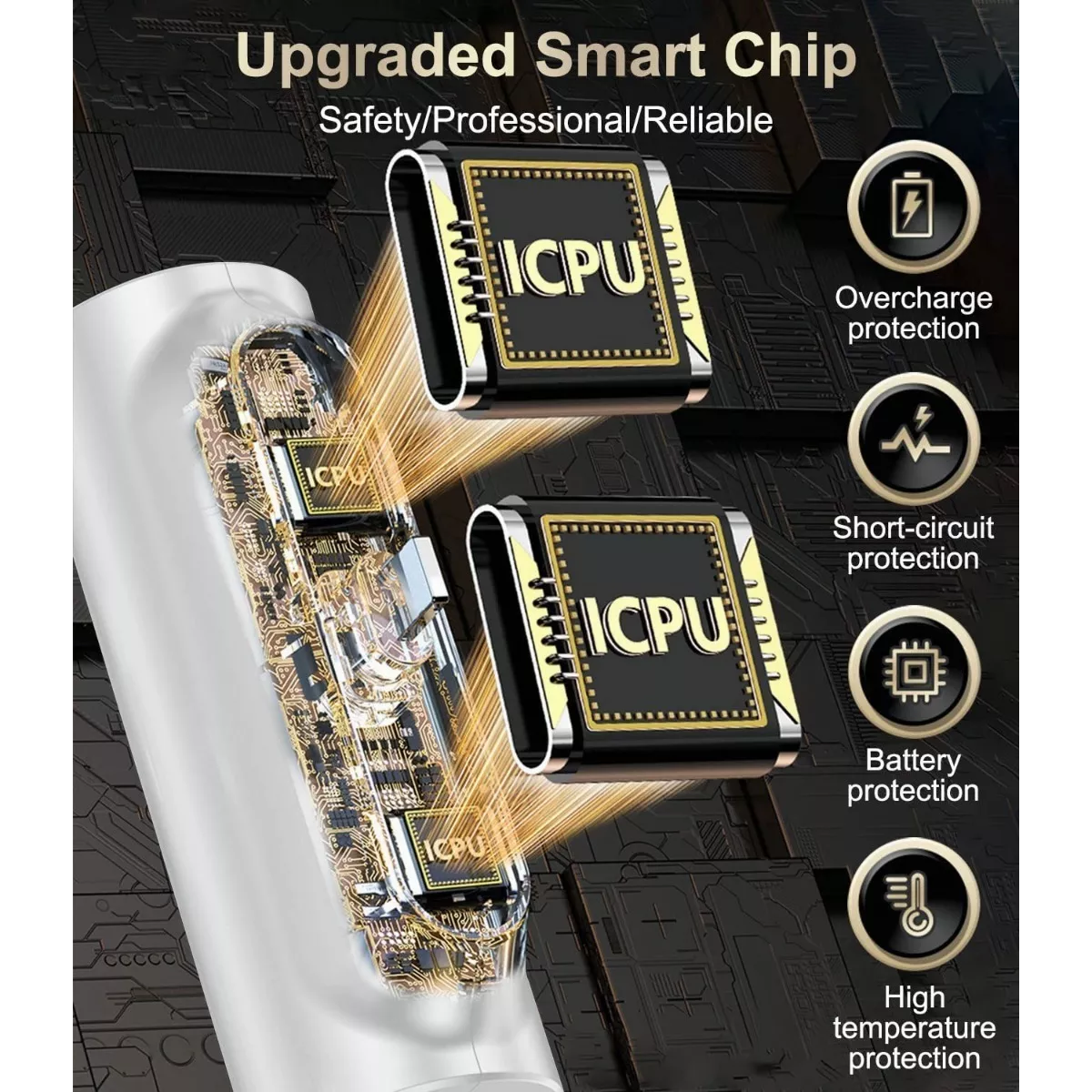 Power Bank Magnético 5000mah Inalámbrica 3 En 1 Ultracompact Blanco