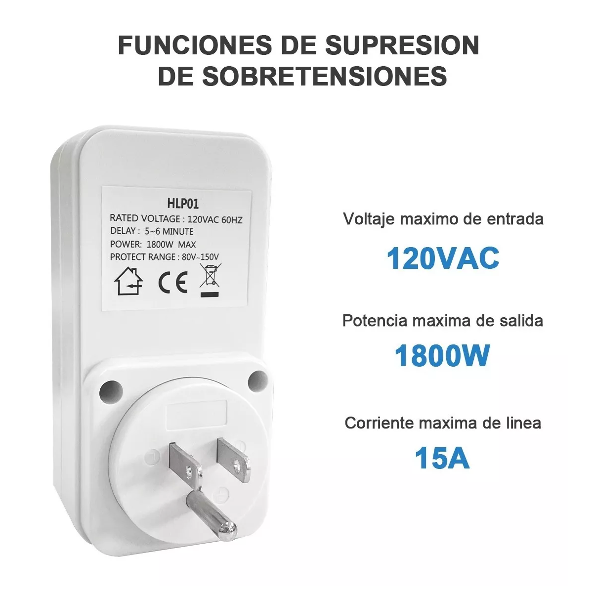 Protector Voltaje Refrigerador Lavadora Electrodomésticos