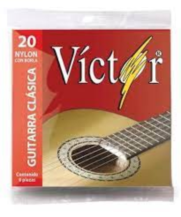 Cuerdas De Nylon Para Guitarra Acústica Victor Mod. 20