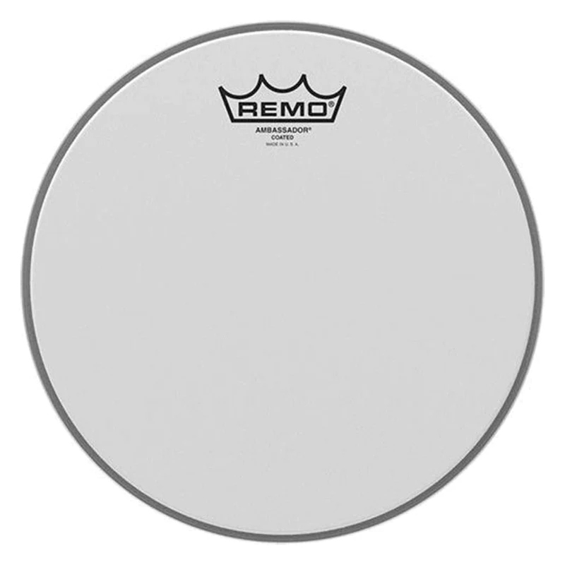 Parche Rugoso 14" Remo Ambassador BA-0114-00 - Blanco.