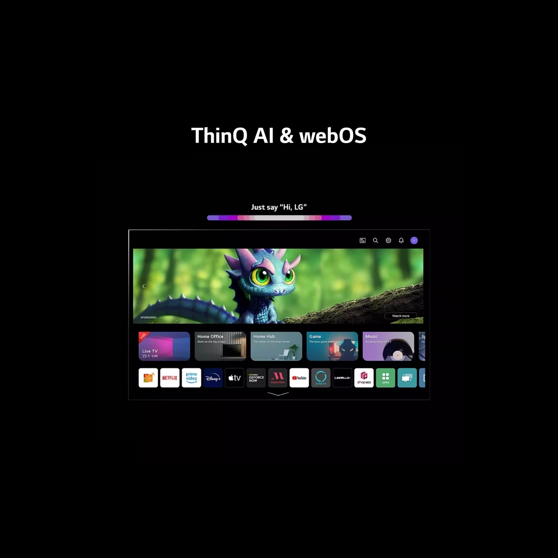 Smart TV LG 55'' Class Ur8000 Series 4K UHD LED LCD