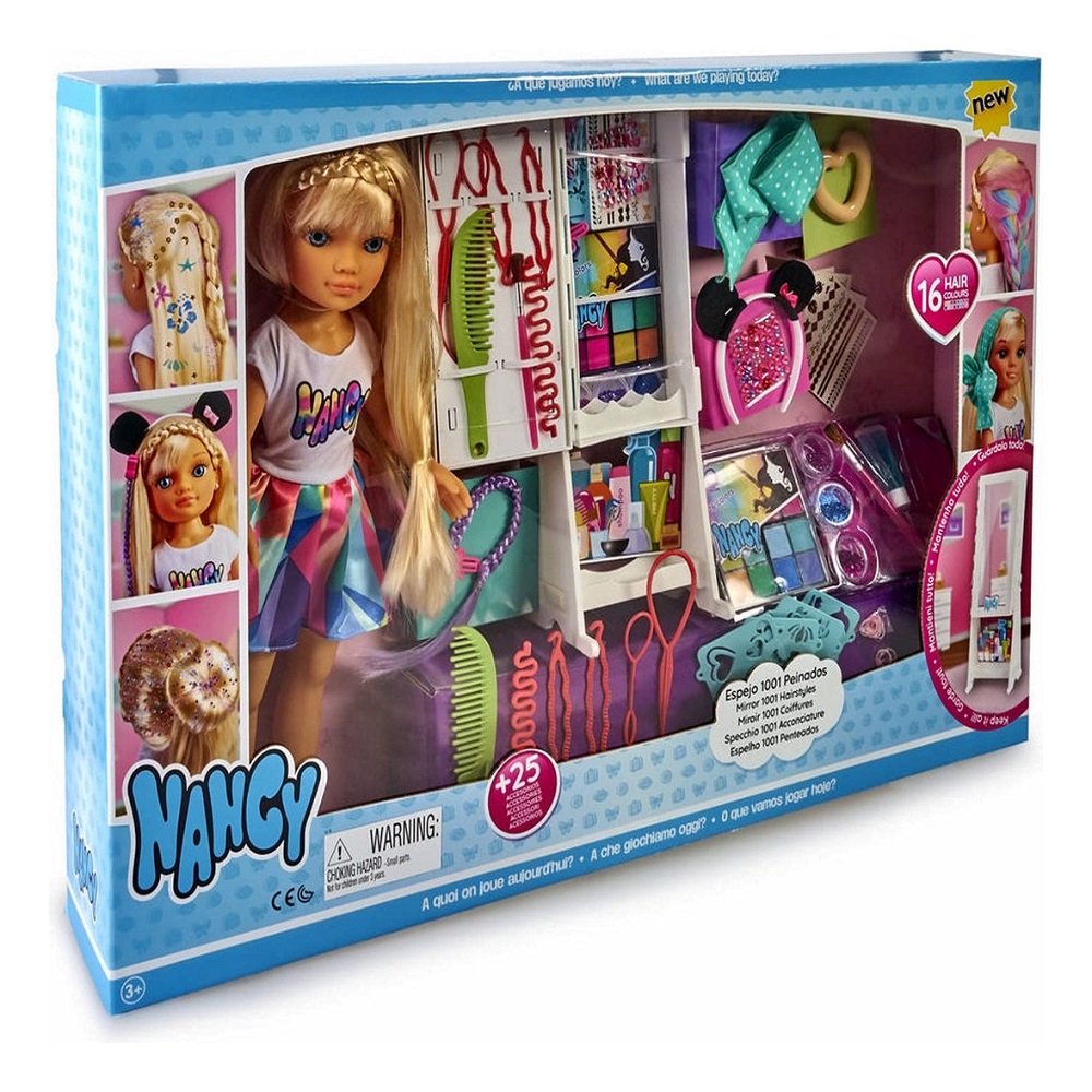 Muñeca Nancy Espejo 1001 Peinados Colores