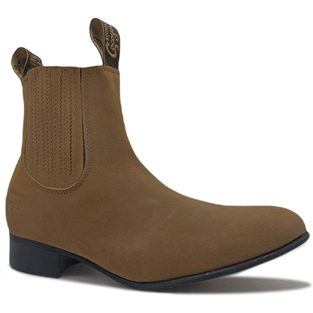 Botín Vaquero De Piel Charro Para Hombre Rodeo Jaripeo 099