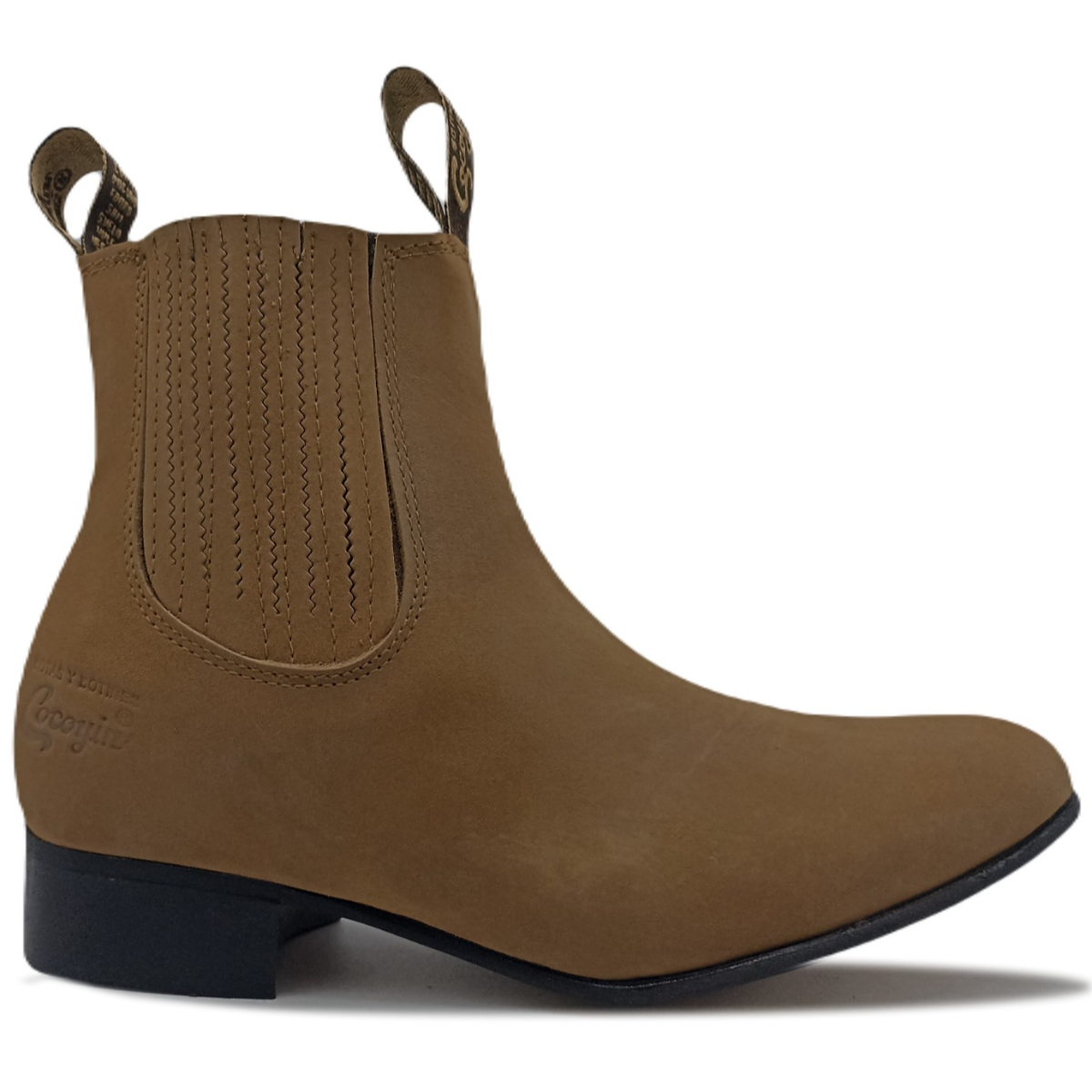 Botín Vaquero De Piel Charro Para Hombre Rodeo Jaripeo 099