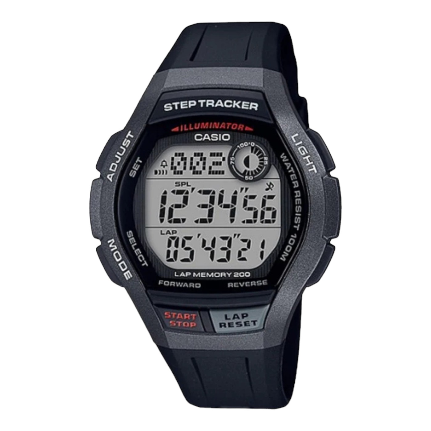 SET DE RELOJES CASIO CASUALES COLOR NEGRO WS2000H1AVCF/WS1000H1AVCF.