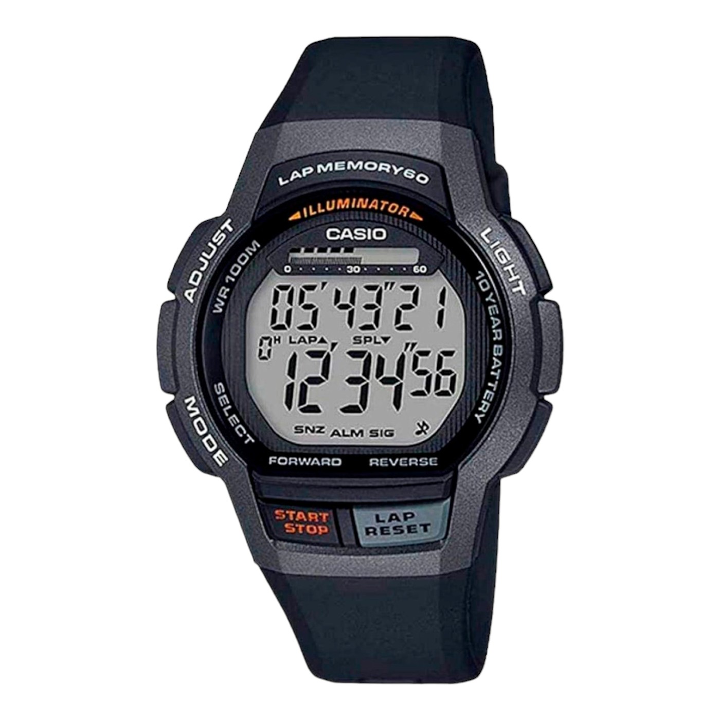 SET DE RELOJES CASIO CASUALES COLOR NEGRO WS2000H1AVCF/WS1000H1AVCF.