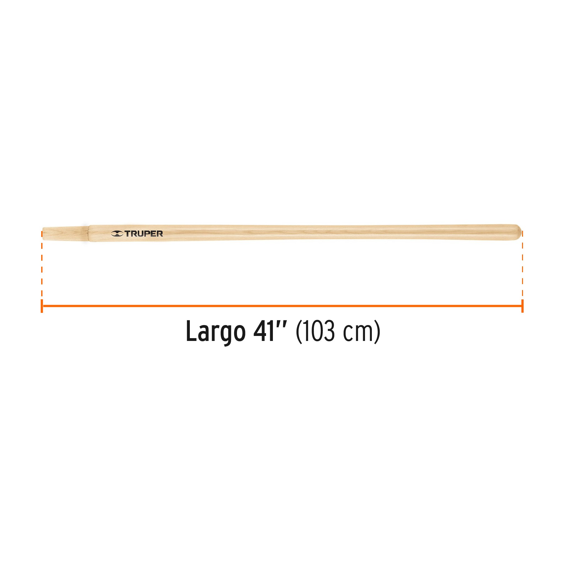 MANGO DE REPOSICIÓN PARA PALA LARGA T-2000, 41" TRUPER 15903