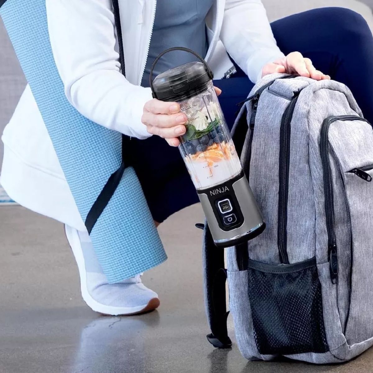 Licuadora Portátil Ninja Blast BC100BK Inalámbrica Recargable 16 Oz | 473ml Negro