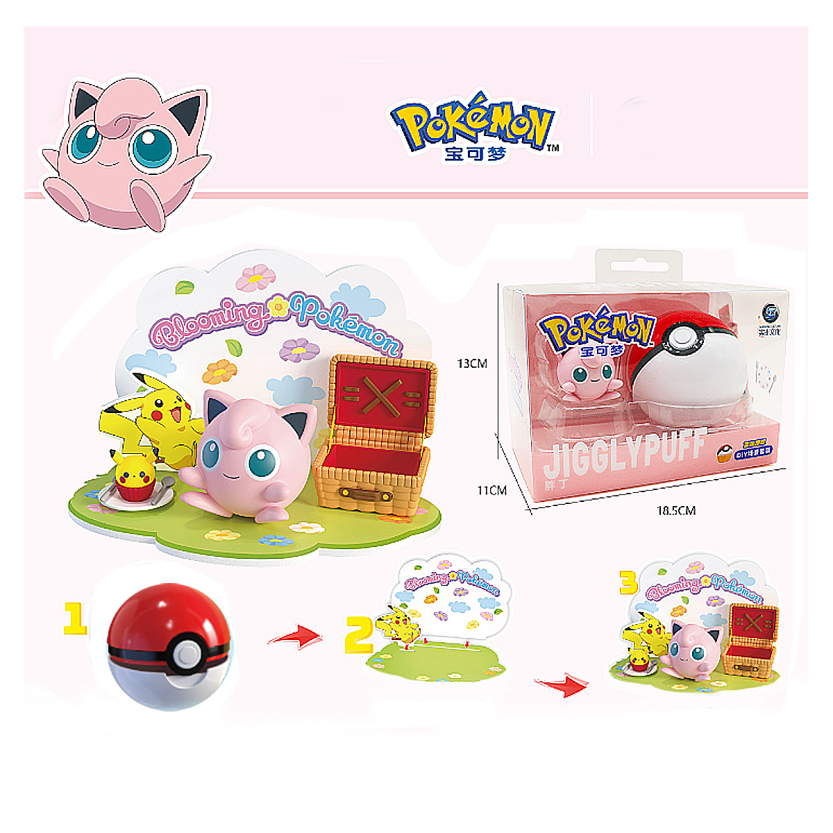 Juego Set de Escena Pokémon - Jigglypuff