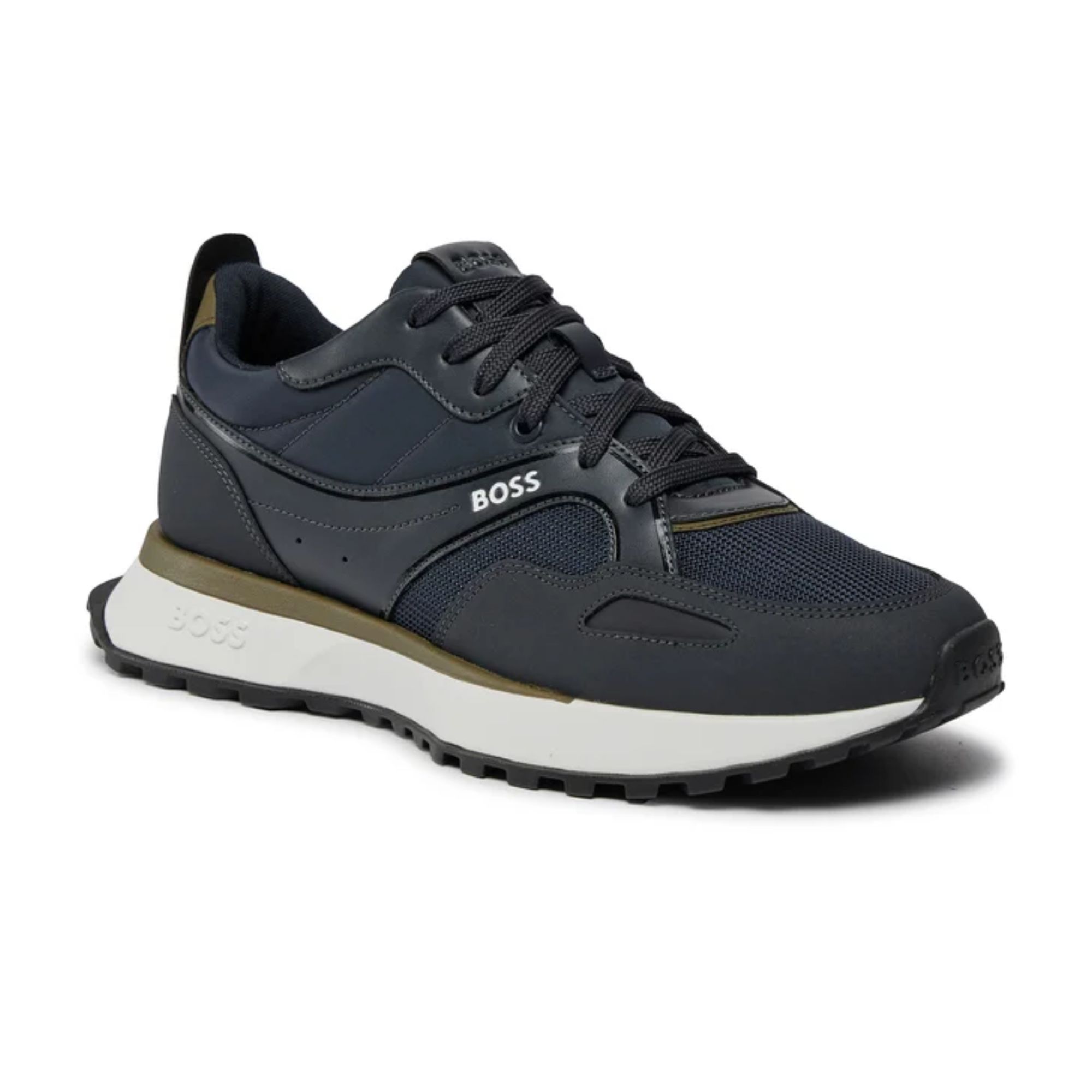 Tenis Hugo Boss Jonah Runn MXPR Azul Marino Hombre Originales 50503949403