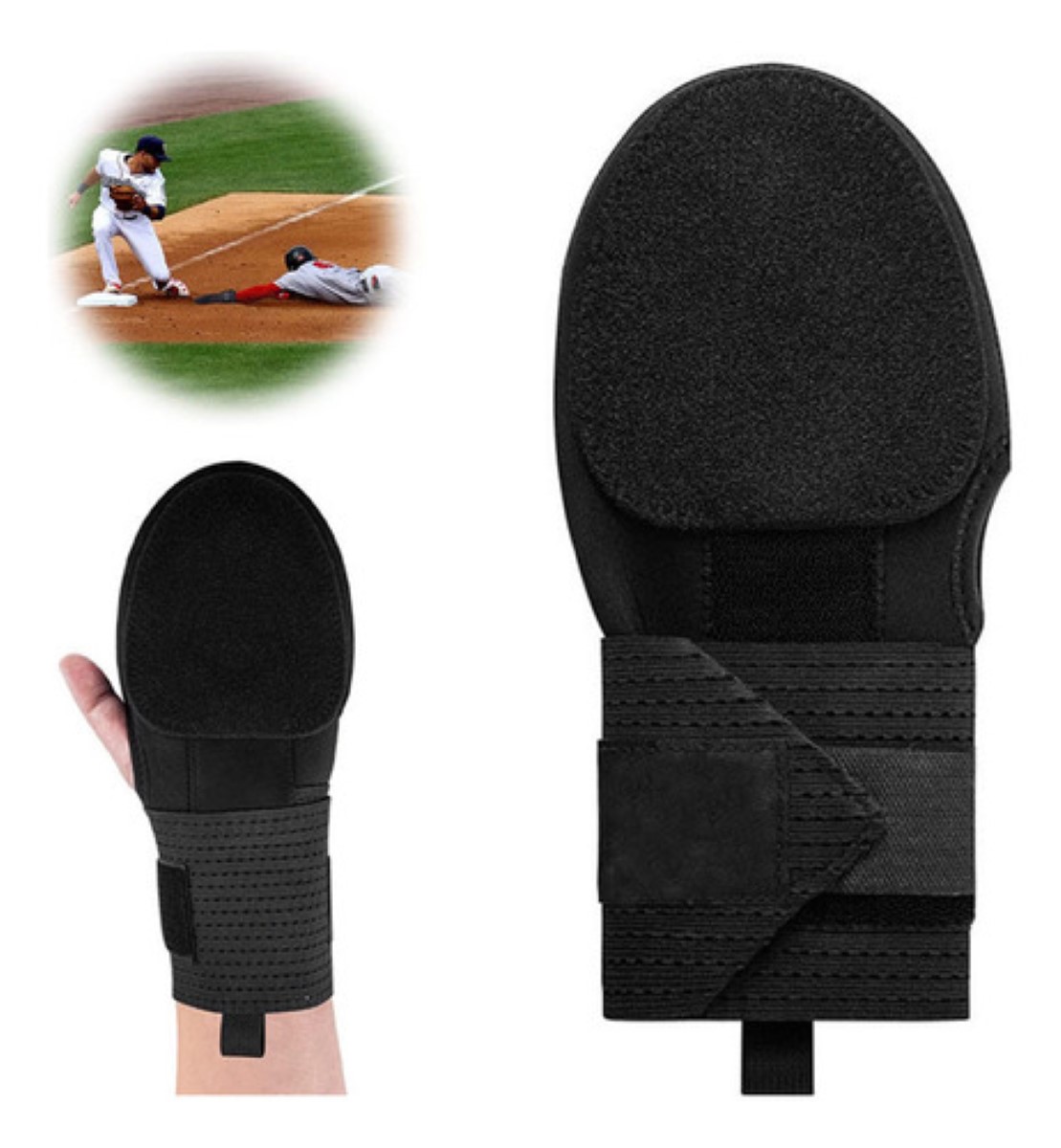 Guantes Deslizantes Para Manos Deportivas Negro Guantes deslizantes con fugas