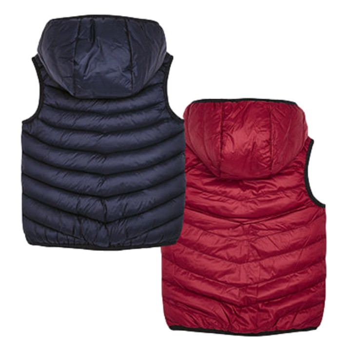 Chaleco Acolchado Reversible Para Niño Mayoral 446659 Tinto