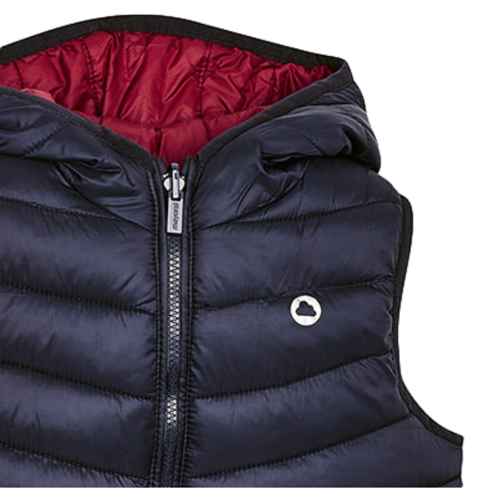 Chaleco Acolchado Reversible Para Niño Mayoral 446659 Tinto