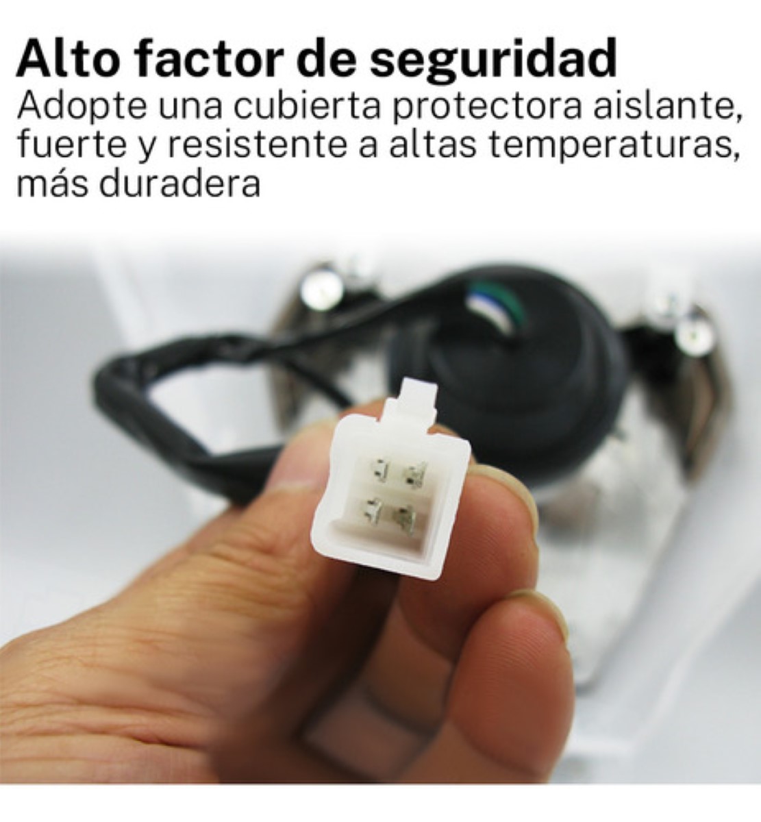 Carcasa Negra Del Faro H4 Faro De Conversión Motocross Ktm NEGRO