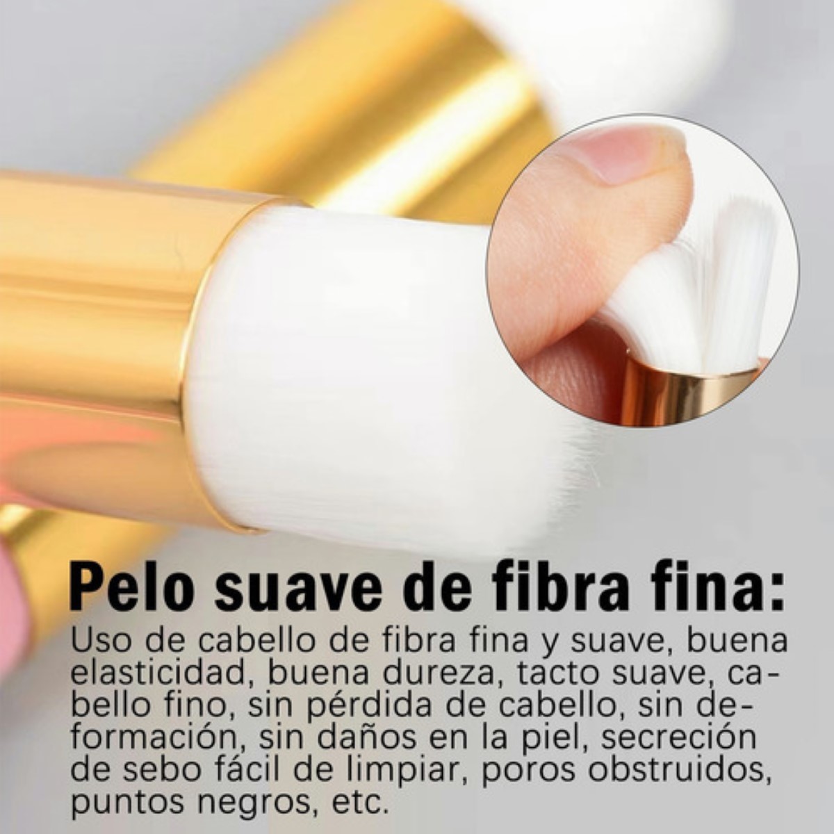 10 Pzs Brochas Para Limpiar Pestañas De Mink Negro