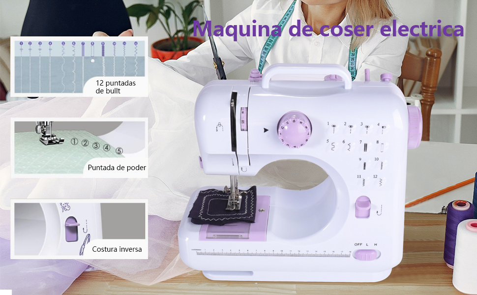 Maquina de Coser Electrica 12 puntadas