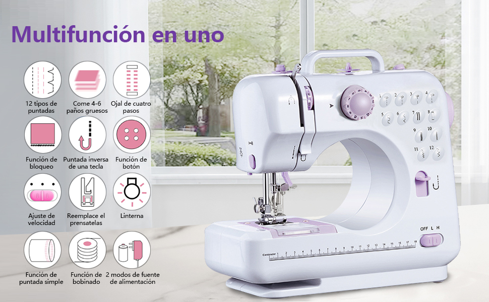 Maquina de Coser Electrica 12 puntadas