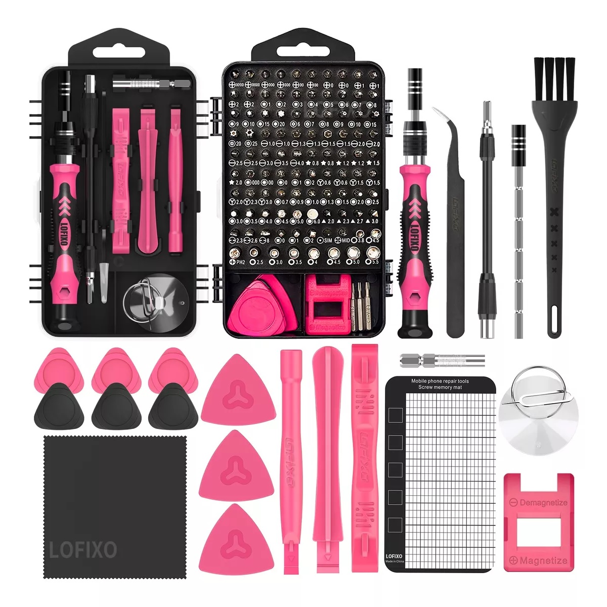 Juego Desarmador Torx Estrella Kit De Desarmadores Celulares Rosa