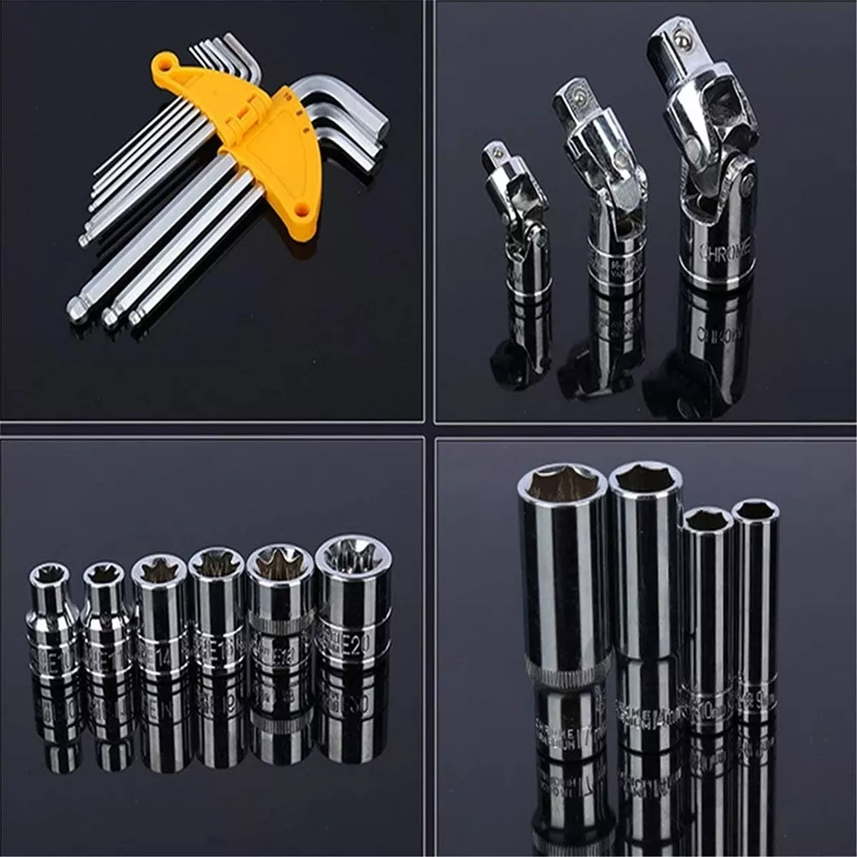 Juego De Herramientas Reparación De Automóviles 121 Piezas