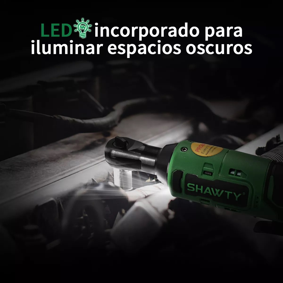 46nm Llave De Impacto Pistola Eléctrica 2 Baterías