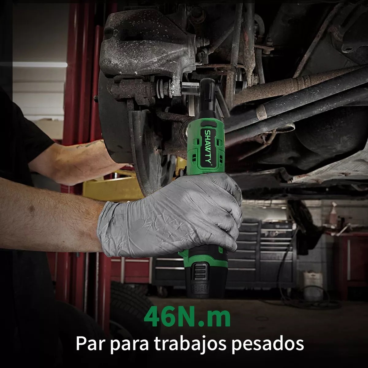 46nm Llave De Impacto Pistola Eléctrica 2 Baterías