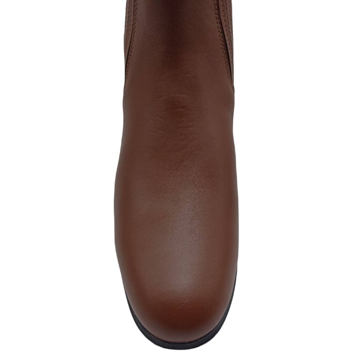 Botin Vaquero Piel Cosido Suela Tractor Marca El Potrillo 07