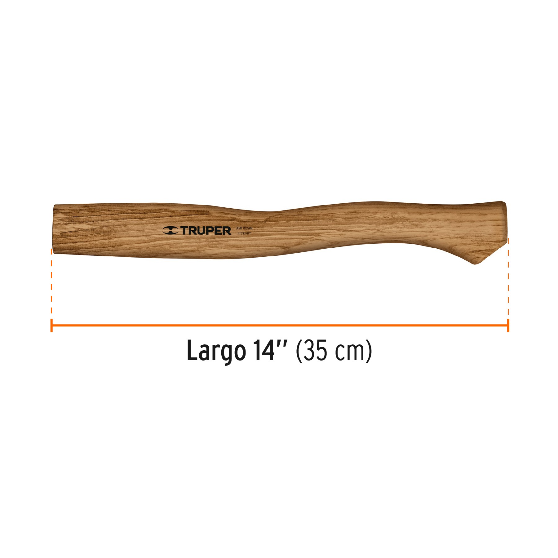 MANGO HICKORY 14" PARA HACHA CAZADORA 1-1/4 LB, TRUPER 15933
