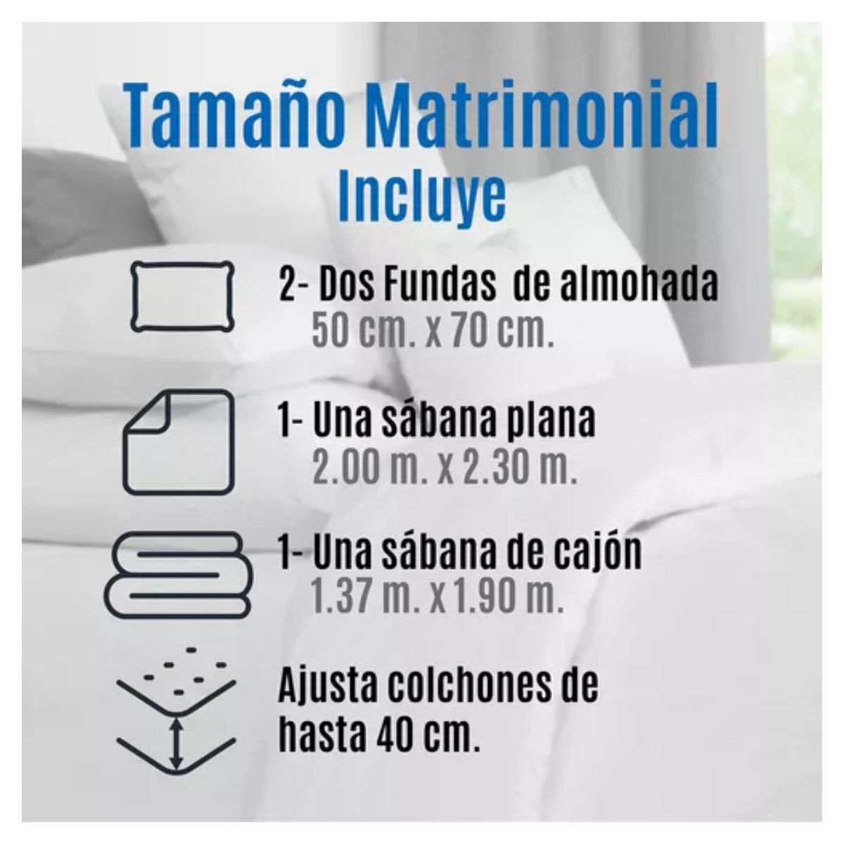 Sábanas Matrimoniales Microfibra Estampado Color Prada negro estreellas blancas