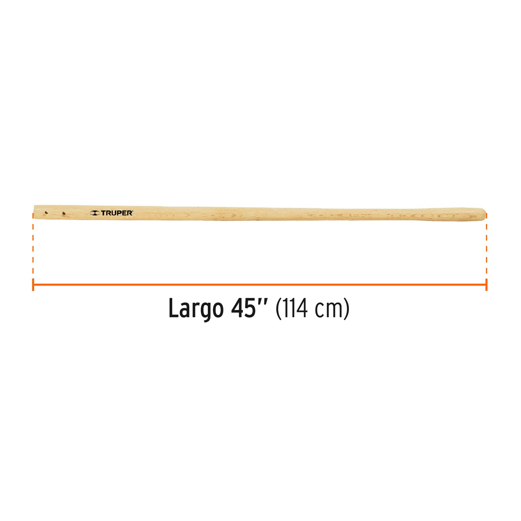 MANGO REDONDO DE REPUESTO PARA CAVADOR, CA-36, 45" TRUPER 15937