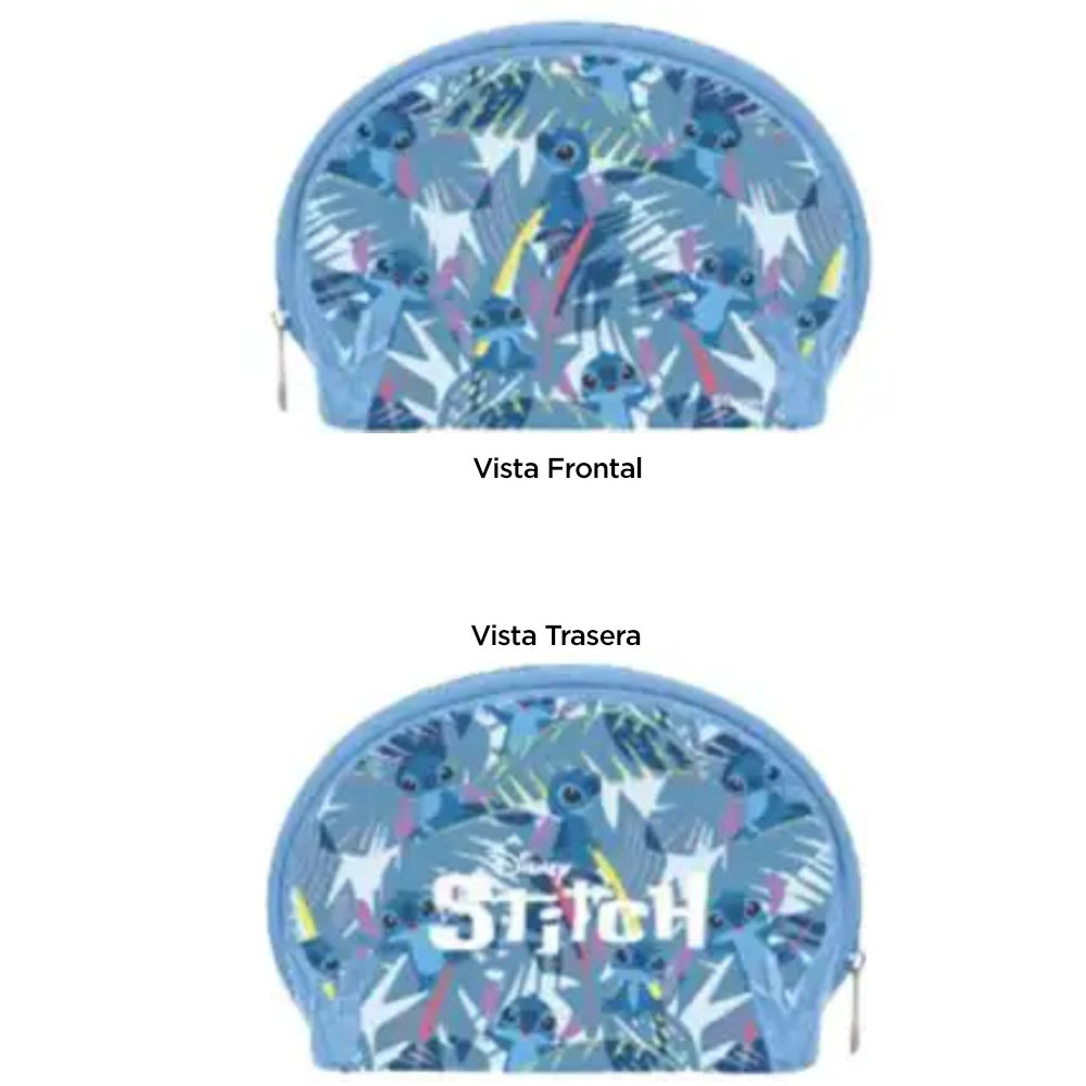 Set Belleza Disney Stitch Banda Para Cabello Bolsa Y Espejo