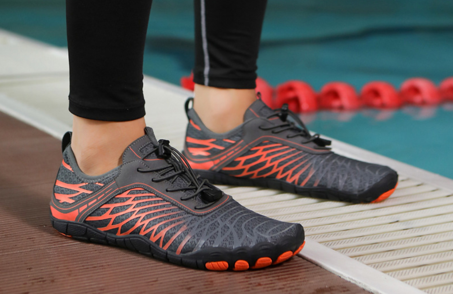 aquashoes original uzi sport blubber naranja.