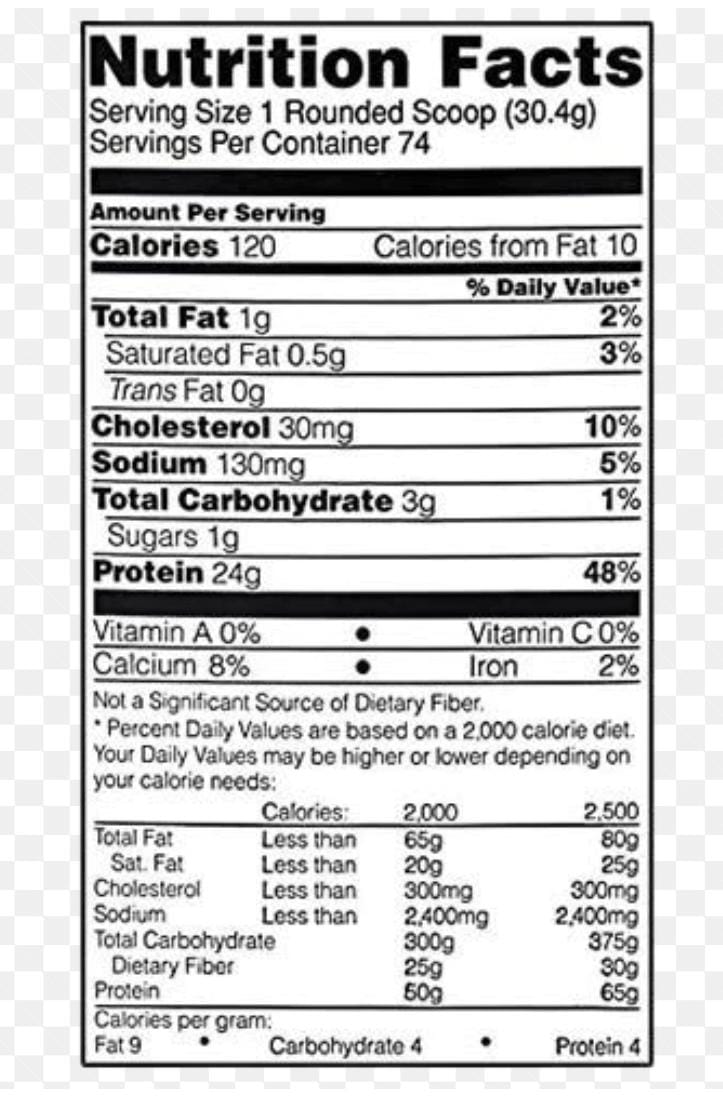 Proteina Gold Standard 100% Whey 5lb 2.27kg 73 serv .